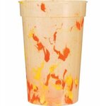 Custom Imprinted 17 oz. Confetti Stadium Cup - Yellow/Orange