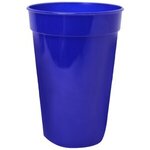 Custom Imprinted 17 oz. Smooth Stadium Cup - Blue