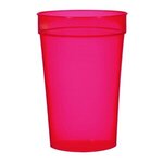 Custom Imprinted 17 oz. Translucent Stadium Cup - Transparent Red