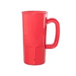 Custom Imprinted 22 Oz. Plastic Stein - Red