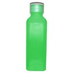 Custom Imprinted 24 oz. Classic Edge Bottle with Standard Lid - Transparent Green