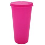 Custom Imprinted 26 oz. Tumbler with Lid - Neon Pink