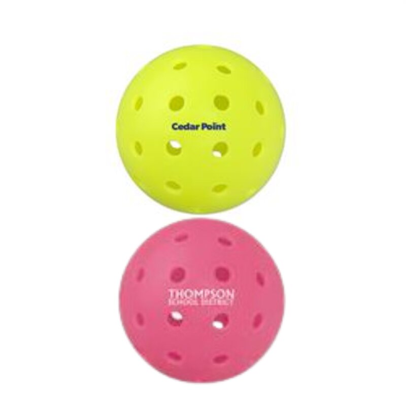 Main Product Image for Custom Imprinted 40 Hole Outdoor Seamless Pickleball