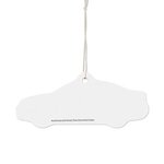 Custom Imprinted Car Shaped Air Fresheners - White