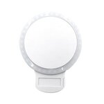 Custom Imprinted Computer LED Ring Light Full Color - White