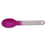 Custom Imprinted Deluxe Mood(TM) Spoon, Full Color Digital - Frosted to Magenta