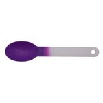 Custom Imprinted Deluxe Mood(TM) Spoon, Full Color Digital - Frosted to Purple