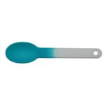 Custom Imprinted Deluxe Mood(TM) Spoon, Full Color Digital - Frosted To Turquoise