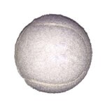 Custom Imprinted Full Color Pet Tennis Ball Toy - White