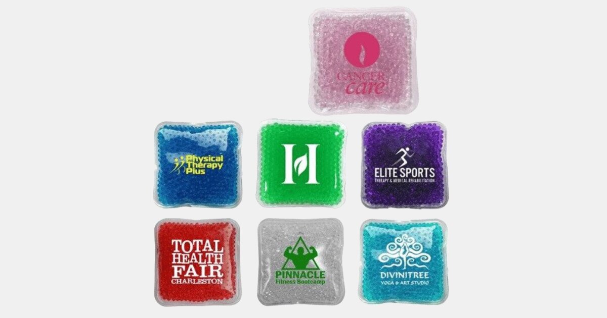 Custom Imprinted Gel Bead Hot/Cold Pack with your logo | ImprintLogo.com