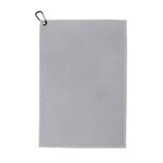 Custom Imprinted Golf Links Waffle Weave Towel - Light Gray