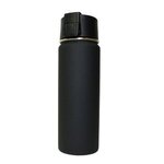 Custom Imprinted Halcyon(R) 20oz Sport Bottle w/ Push Button Lid - Black