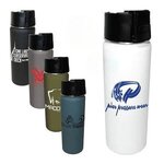 Custom Imprinted Halcyon(R) 20oz Sport Bottle w/ Push Button Lid -  