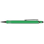 Custom Imprinted Halcyon(R) Metal Pen/Stylus, Full Color Digital - Green