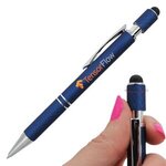 Custom Imprinted Halcyon(R) Metal Spin Top Pen Full Color -  