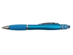 Custom Imprinted Halcyon(R) Pen with Stylus Full Color - Bright Blue