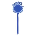 Custom Imprinted Hand Shaped Fly Swatter - Blue