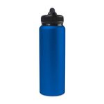 Custom Imprinted Jett Aluminum Straw Lid Hydration Bottle 32 Oz. - Sport Blue