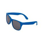 Custom Imprinted Kids Single Color Matte Sunglasses - Blue