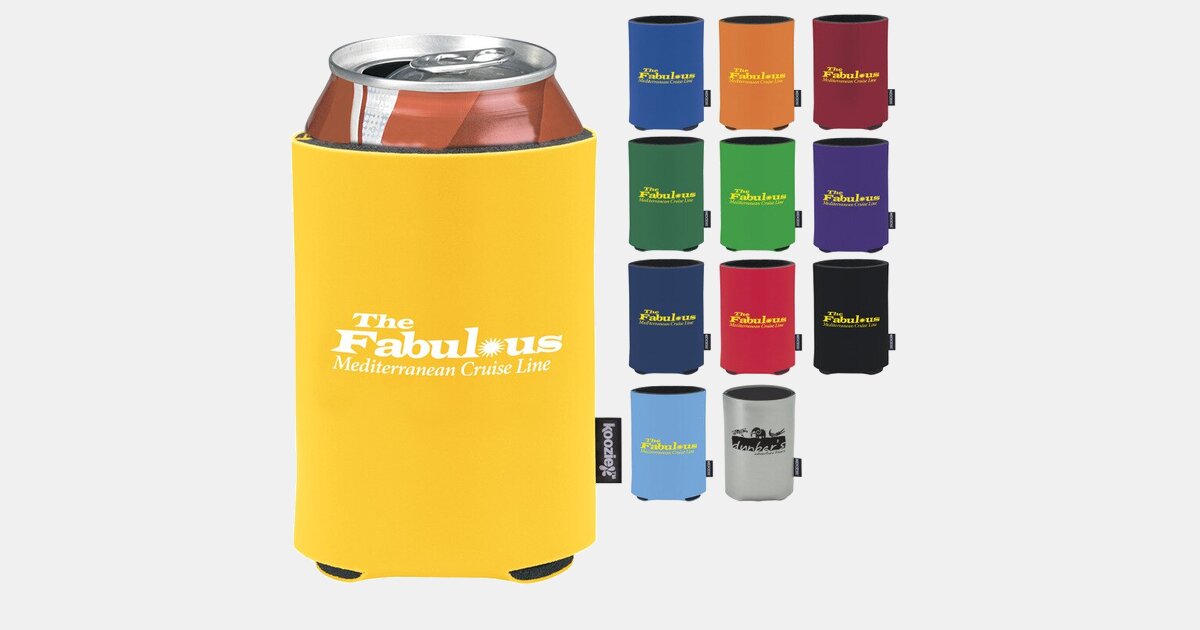 Custom Printed Koozie (R) Deluxe Collapsible Can Kooler with your logo