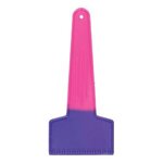 Custom Imprinted Large Mood Ice Scraper,Full Color - Pink to Purple