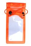 Custom Imprinted Large Waterproof Cell Phone Bag Full Color - Orange