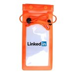 Custom Imprinted Large Waterproof Cell Phone Bag Full Color -  