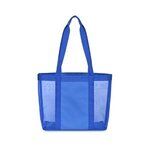 Custom Imprinted Mesh Tote Bag - Royal Blue