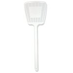 Custom Imprinted MicroHalt(TM) Mega Fly Swatter, Full Color - White