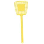 Custom Imprinted MicroHalt(TM) Mega Fly Swatter, Full Color - Yellow