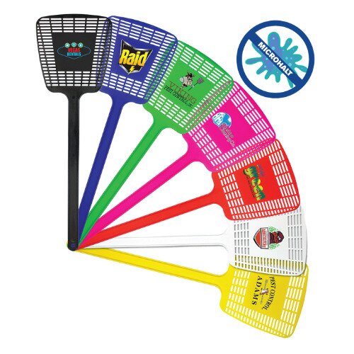 Main Product Image for Custom Imprinted MicroHalt(TM) Mega Fly Swatter, Full Color