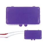 Custom imprinted MicroHalt(TM) Toothbrush Cover - Purple