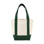 Custom Imprinted Mini Canvas Tote - Green