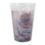 Custom Imprinted Mood(TM) 17 oz. Rainbow Confetti Cup - Rainbow