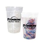 Custom Imprinted Mood(TM) 17 oz. Rainbow Confetti Cup -  