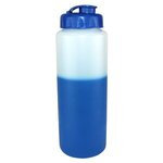 Custom Imprinted Mood(TM) 32 oz. Sports Bottle with Flip Top Cap - Frosted to Blue