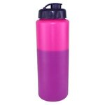 Custom Imprinted Mood(TM) 32 oz. Sports Bottle with Flip Top Cap - Pink to Purple