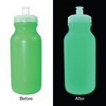 Custom Imprinted Nite Glow Value Cycle Bottle 20 oz. - Neon Green