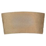 Custom Imprinted Paper Coffee Sleeve, Full Color Digital - Kraft Brown