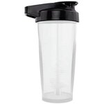 Custom Imprinted Perfect Shaker(TM) 28oz Activ Bottle Full Color - Black/Clear