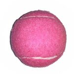 Custom Imprinted Pet Tennis Ball Toy Full Color - Pink