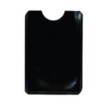 Custom Imprinted RFID Card Holder, Full Color Digital - Black