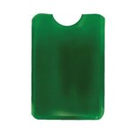 Custom Imprinted RFID Card Holder, Full Color Digital - Green