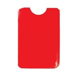 Custom Imprinted RFID Card Holder, Full Color Digital - Red