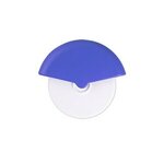 Custom Imprinted Round Pizza Cutter - Blue