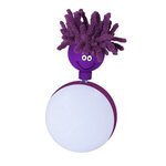 Custom Imprinted Shaggy Twirlerz/ Mini Screen Cleaner - Purple