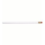 Custom Imprinted Solo Pencil,Round - White