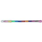 Custom Imprinted Stackable Colored Pencil - Clear