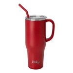 Custom Imprinted Swig(R) 40 oz. Mega Mug Laser Standard - Crimson