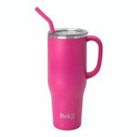 Custom Imprinted Swig(R) 40 oz. Mega Mug Laser Standard - Hot Pink